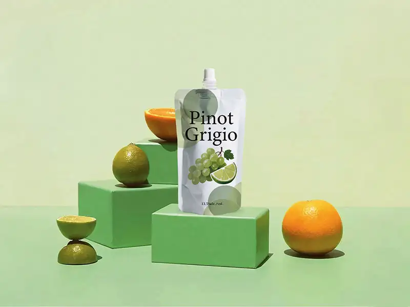 Hochwertiger Ausgussbeutel für flexible E-Commerce-Verpackungen für Getränke, Säfte und alkoholische Getränke